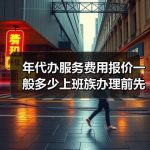 年代办服务费用报价一般多少上班族办理前先看清收费明细