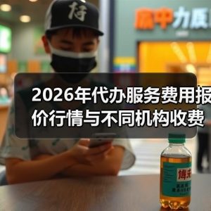 2026年代办服务费用报价行情与不同机构收费差异分析