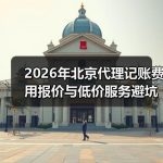 2026年北京代理记账费用报价与低价服务避坑判断标准